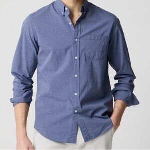 J. Crew Men's Slim Flex Button-Down Oxford Shirt Cotton Large